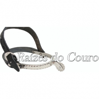 Espora Escamada Serrilhada Inox Rc2303