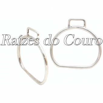 Estribo Oval Inox Rc2006