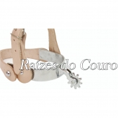 Espora Quarto De Milha Curta Niquelada Rc2306