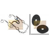 Freio Cavalinho Inox + Protetor De Borracha Imperdível