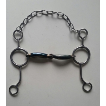 Freio Bridão Com Argolas Neco Inox Ótima Qualidade