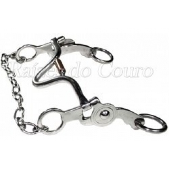 Freio Machadinho Com Salivador Sem Barbela Inox Menor Preço!
