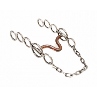 Freio 5 Argolas Bridão Aço Inox Bocal De Cobre Melhor Preço