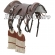 Arreio Banana Luxo Inox Rc1002