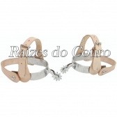 Espora Quarto De Milha Curta Niquelada Rc2306