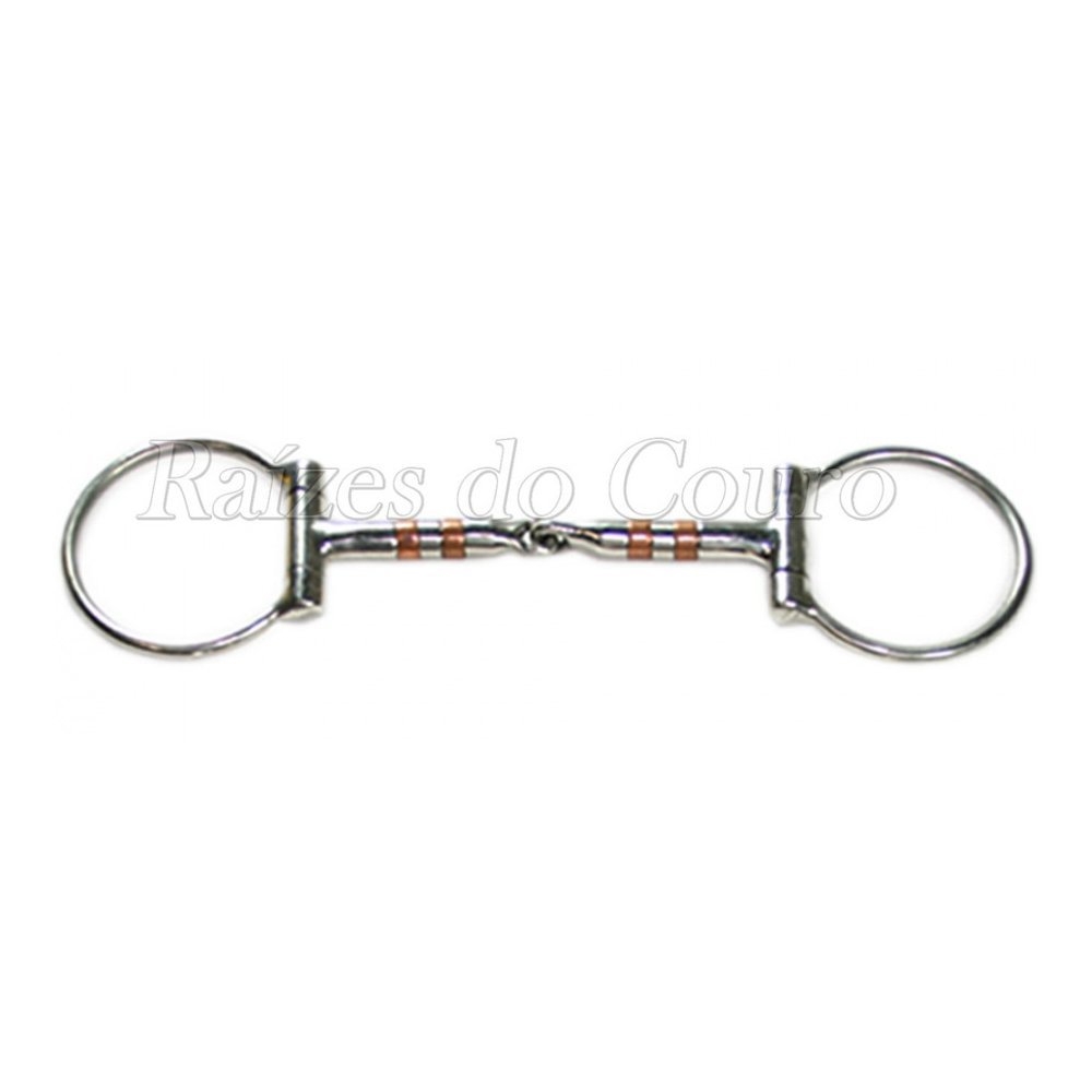Bridão Meia Lua Com Salivador Inox Rc2815