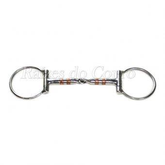 Bridão Meia Lua Com Salivador Inox Rc2815