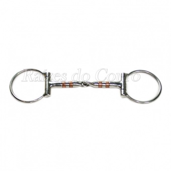Bridão Meia Lua Com Salivador Inox Rc2815