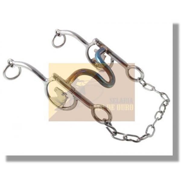 Freio Cavalinho Inox + Protetor De Borracha Imperdível